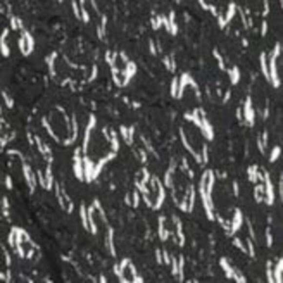 Armani Exchange, Black Metallic Jacquard, Brocade, Mini Dress, Size 4 - Picture 4 of 4